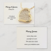 Bijoux Carte de visite (Devant / Derrière)