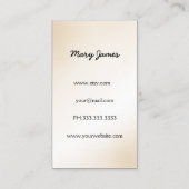 Bijoux Carte de visite (Dos)