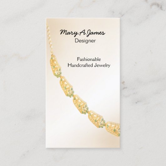 Bijoux Carte de visite (Devant)