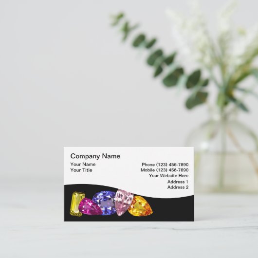 Bijoux Carte de visite (Debout devant)