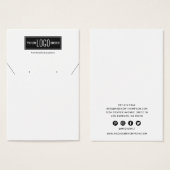 Bijoux de logo personnalisé| Versions de collier (Devant & derrière)