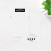 Bijoux de logo personnalisé| Versions de collier (Bureau)