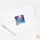 Bijoux de rennes Sticker de Noël (Enveloppe)