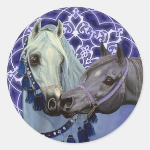 Bijoux du désert Autocollants pour chevaux arabes