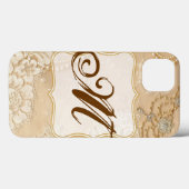 Bijoux en dentelle vintage Coque ipad de monogramm (Verso (horizontal))