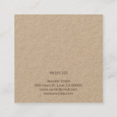 Bijoux faits main Coeurs Écordes Épouses Carte d'a (Dos)