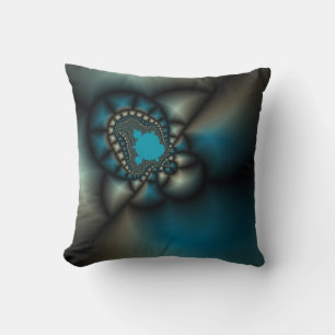 Bijoux fractal coussin d'art