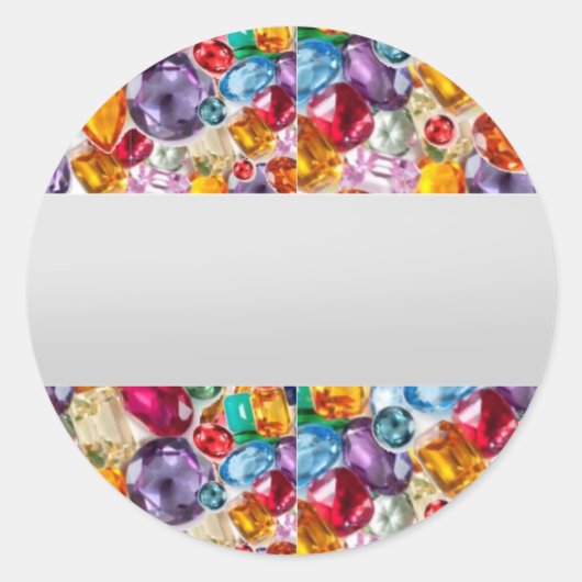 Bijoux GEMS étiquette Imprimer du TEXTE ou de la m (Devant)