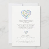 Bijoux invitations diamant amour bling (Dos)