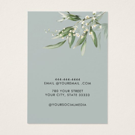 Bijoux moderne Boho Fleurs Boucles d'oreilles Cart (Dos)