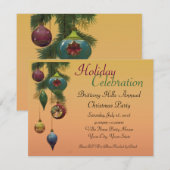 Bijoux ornements de ton personnalisés Invitations  (Devant / Derrière)