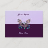 Bijoux papillons 2 Cartes de visite (Dos)