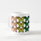 Bijoux papillons Café Mug (Devant gauche)