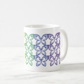 Bijoux papillons Plan Café Mug (Devant droit)