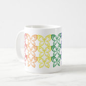 Bijoux papillons Plan Café Mug (Devant gauche)