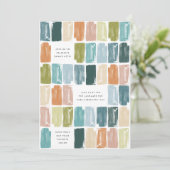 Bijoux peints Invitation fête d'anniversaire (Debout devant)