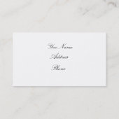 Bijoux pour vous, carte de visite (Dos)