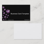 Bijoux pourpres Améthyste Cartes de visite (Devant / Derrière)