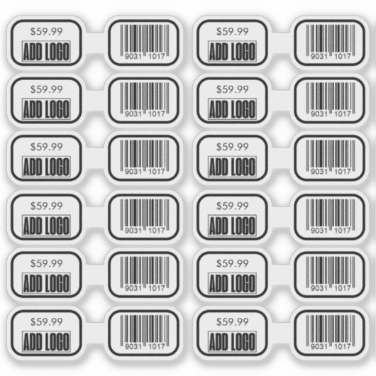 Bijoux Prix Étiquette Avec Logo Professionnel & Co (Devant)