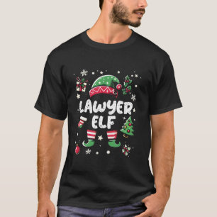 Bijpassende Advocaat Elf Familie Kerstkostuum T-sh T-shirt