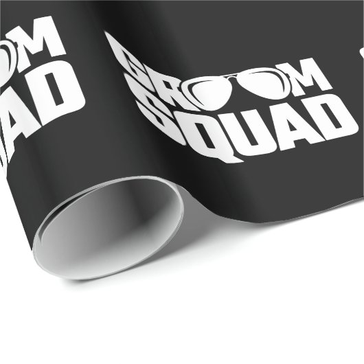 Bijpassende Bruidsjonker Groep Bruidsjonkers Bache Cadeaupapier (Rol Hoek)