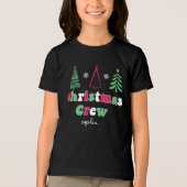 Bijpassende familie pyjama Kinder kerst Tri-Blend Shirt (Voorkant)