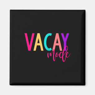 Bijpassende gezinsvakantie S Vacay Mode Zomer Magneet