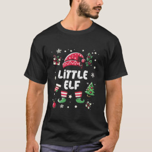 Bijpassende kleine elf familie kerstkostuum T-shir T-shirt