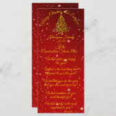 Bijpassende set kerst gesprek starters Kaart (Voorkant / Achterkant)