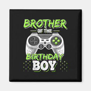 Bijpassende videogame verjaardag broer van de gebo magneet