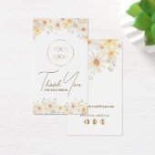 Bijsluiter madeliefjes visitekaartje (Bureau)