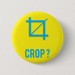 BIJSNIJDEN? RONDE BUTTON 5,7 CM
