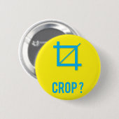 BIJSNIJDEN? RONDE BUTTON 5,7 CM (Voorkant /achterkant)