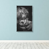 Bijstand Canvas Afdruk (Insitu (Houten vloer))