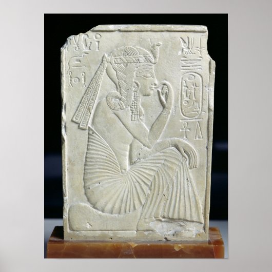 Bijstand waarin Ramesses II als kind wordt afgebee Poster (Voorkant)