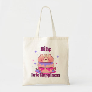 Bijt in geluk tote bag