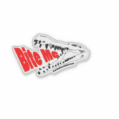 Bijt me! Gavialosuchus-Sticker Sticker (Voorkant)