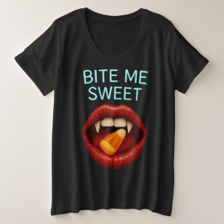 BIJT ME LIEF. GROTE MAAT T-SHIRT