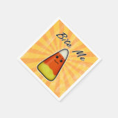 Bijt me schattig grappig Kawai Halloween snoep maï Servet (Hoek)