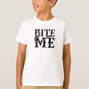 Bijt me - visser t-shirt