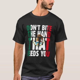 Bijt Niet In De Hand Die Je Voedt Immigratie Ijs T-shirt