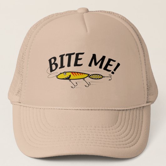 bijten trucker pet (Voorkant)