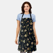  bijtend flessenpatroon schort (Gedragen)