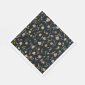  bijtend flessenpatroon servet (Hoek)