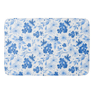 bijtend landblauw flesje badmat
