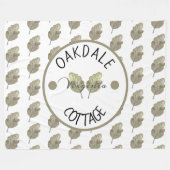 Bijtende buitenkant uit gebottende kool fleece deken (Voorkant (Horizontaal))