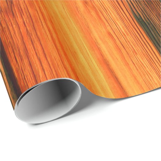 bijtende dennenhouten planken cadeaupapier (Rol Hoek)