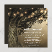 , bijtende, gebroken eikenbomen kaart (Voorkant / Achterkant)