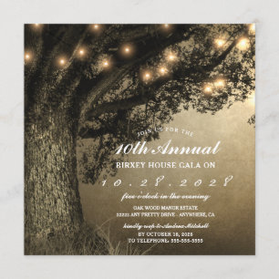 , bijtende, gebroken eikenbomen kaart