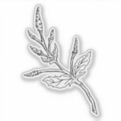 Bijvoet Kruid Sticker (Voorkant)